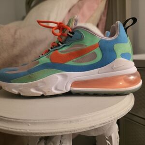 Nike Women's Air Max 270 React. -Hyper Jade  "Psychedelic Movement"